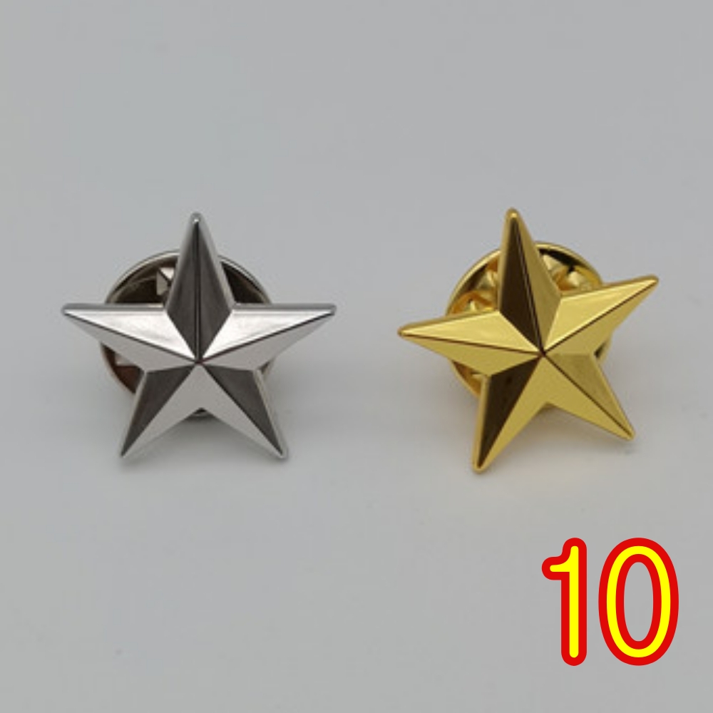별 뱃지 브로치 금색 은색 유니크한 별 모양 포인트 장식용 악세사리 14,390원