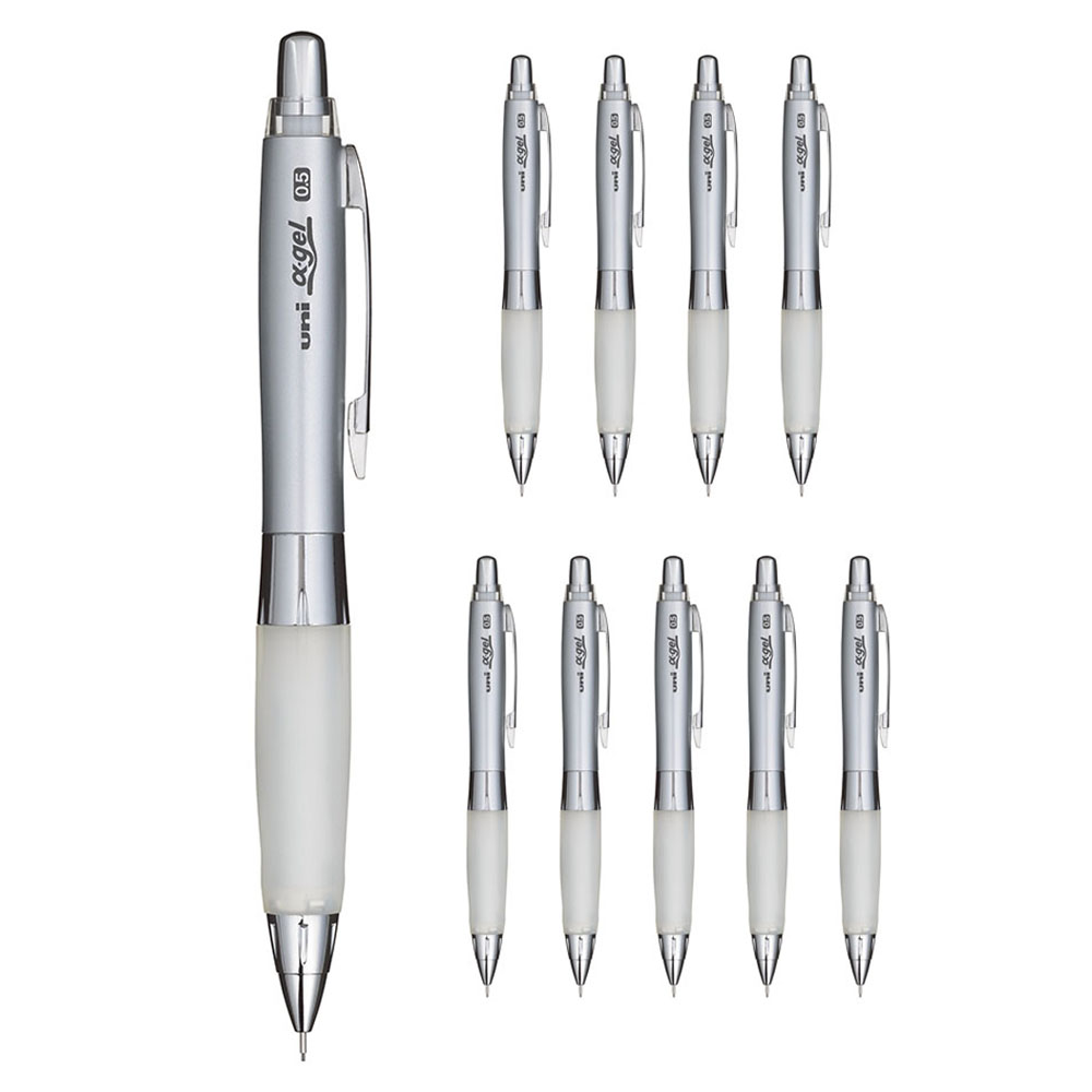 유니 알파겔 흔들샤프 M5-617 화이트, 10개, 0.5mm 50,400원