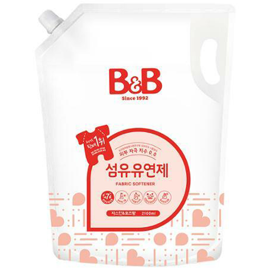 비앤비 섬유유연제 자스민 앤 로즈 리필, 2.1L, 1개 12,900원