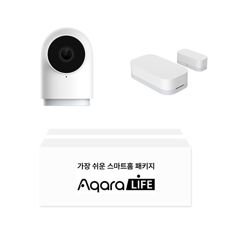 [본사정품] 아카라 출입보안 홈캠 패키지 홈카메라허브 G2h pro 1개 + 열림감지센서 1개 121,000원