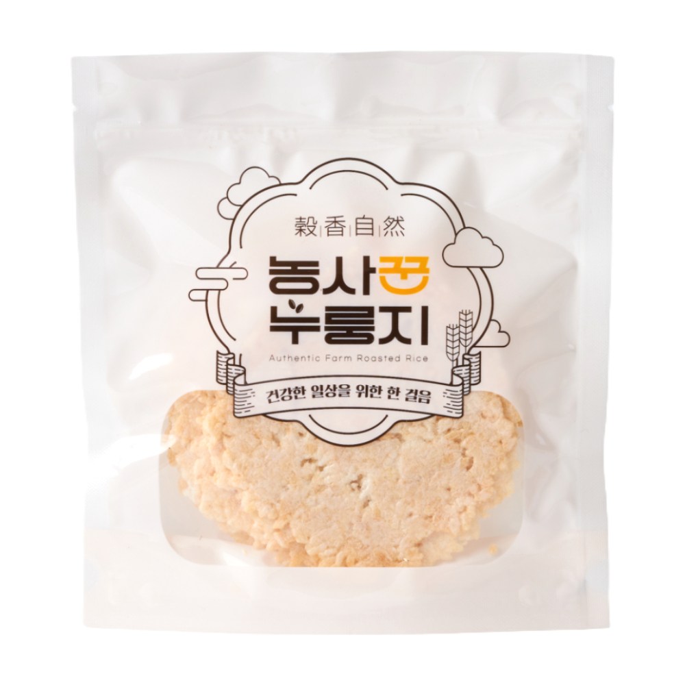 농사꾼 백미 누룽지 과자 국내산 간편 간식, 1개, 100g 6,900원