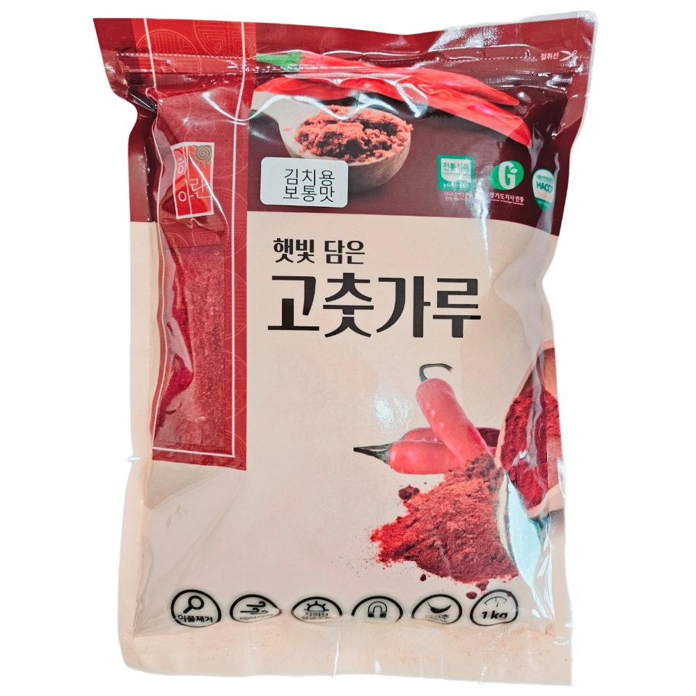 국산 최상급 해아란 햇 고춧가루 보통맛 김치용 24,900원