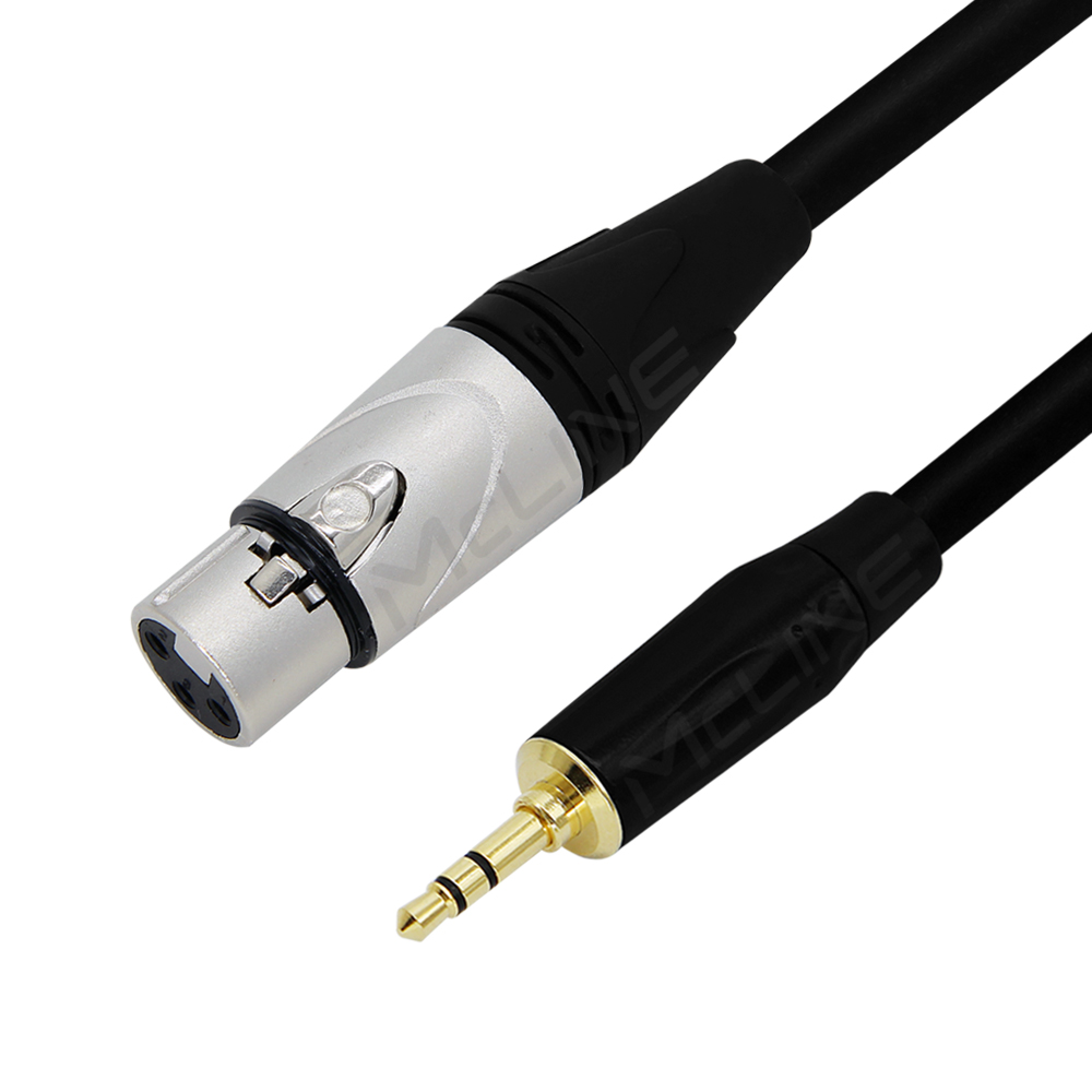 맥라인 XLR/F 캐논 to 스테레오 3.5mm 1/8" 구즈넥 다이나믹 마이크 PC 연결선 오디오 케이블 음향 잭 McLine MC-HA27 19,000원