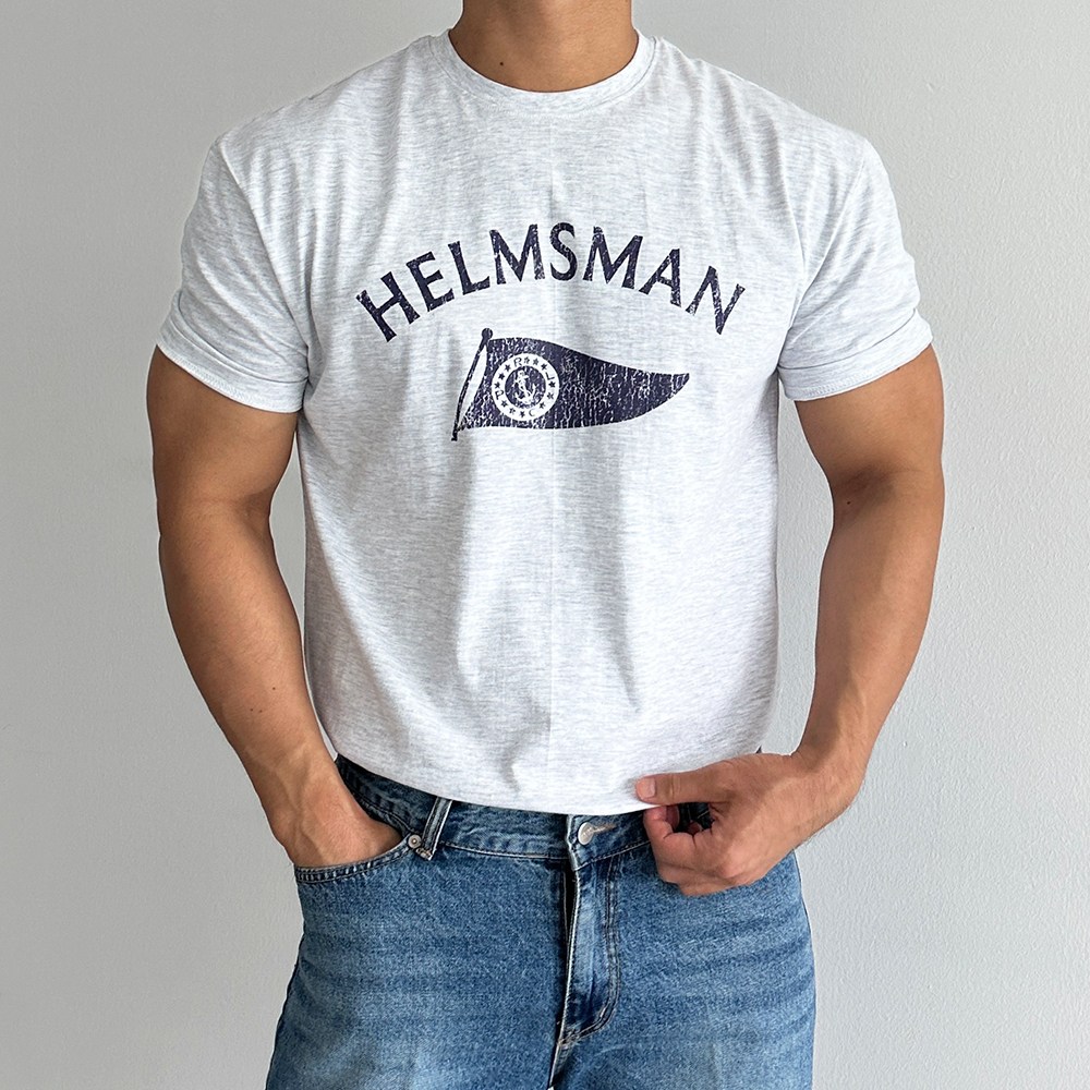 어깨넓어보이는 남자 프린팅 머슬핏 반팔 헬스 티셔츠 짐웨어 25,900원