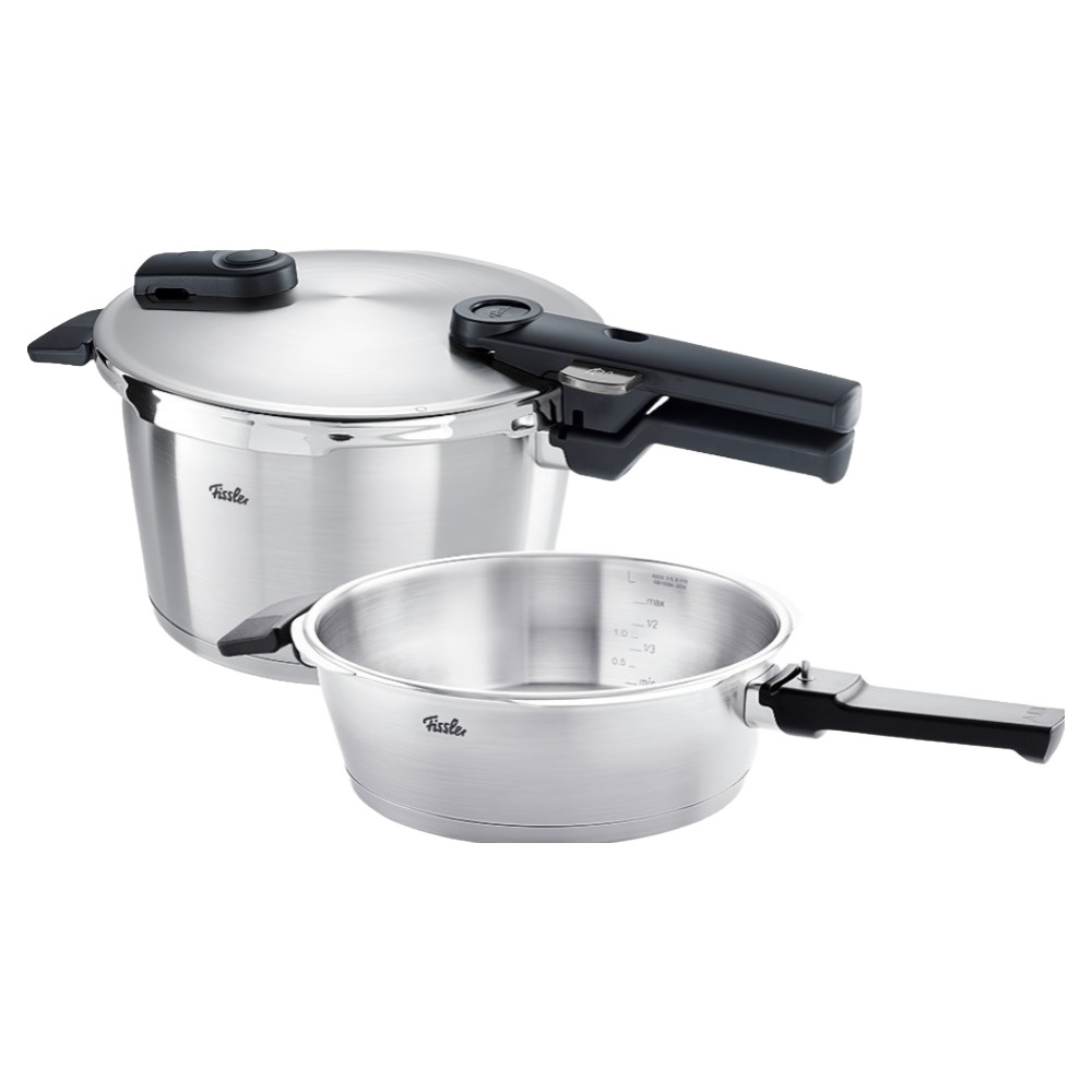 휘슬러 인덕션 비타퀵 프리미엄 압력솥 22cm 쿼트로 4.5L + 2.5L 11인용, 7L, 혼합색상, 1세트 399,000원