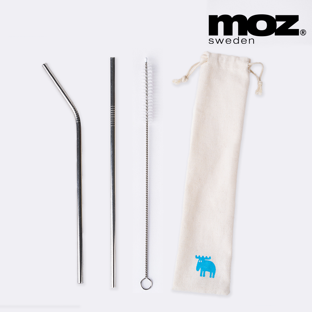 MOZ 스웨덴 316 스테인레스 빨대 세척솔 파우치 SET, 1개, 1세트 12,900원