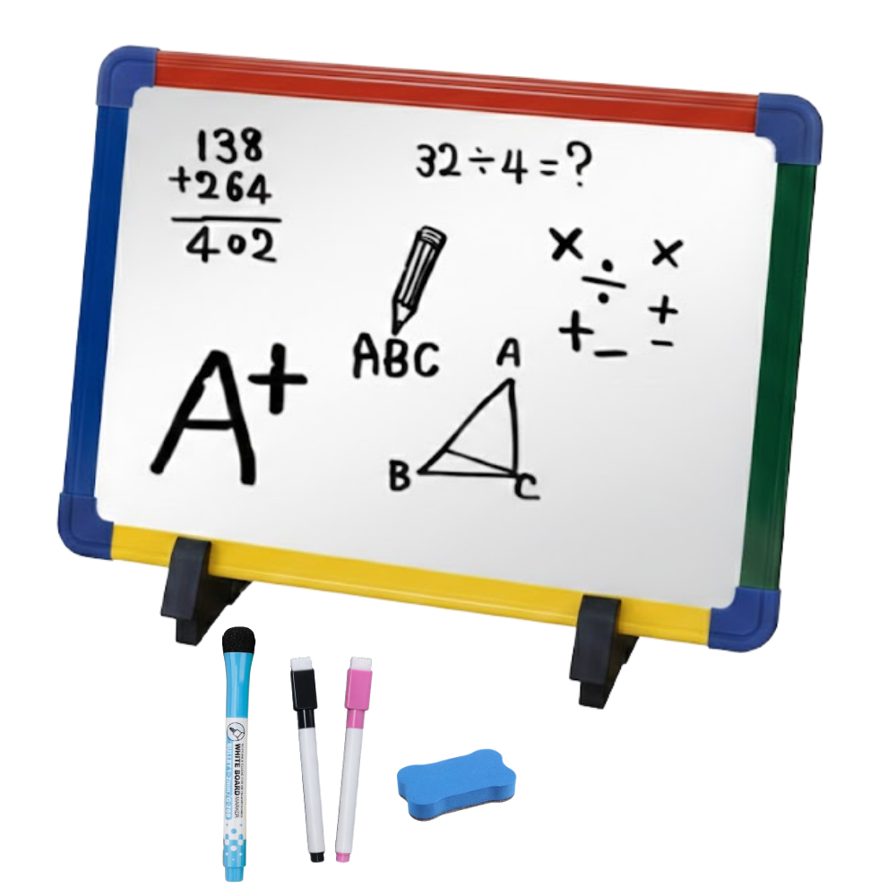 제니미엘 미니 화이트보드 양면 자석 메모보드 휴대용 스탠드형, 자석 14,800원