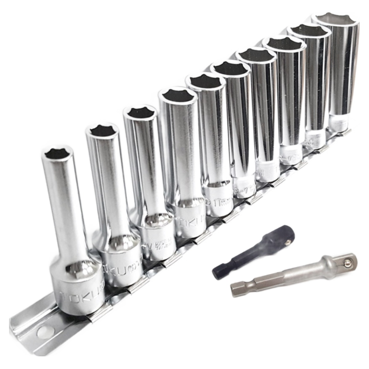 도쿠 1223801S 3/8인치 핸드 소켓 롱 복스알 세트 12P 19,170원
