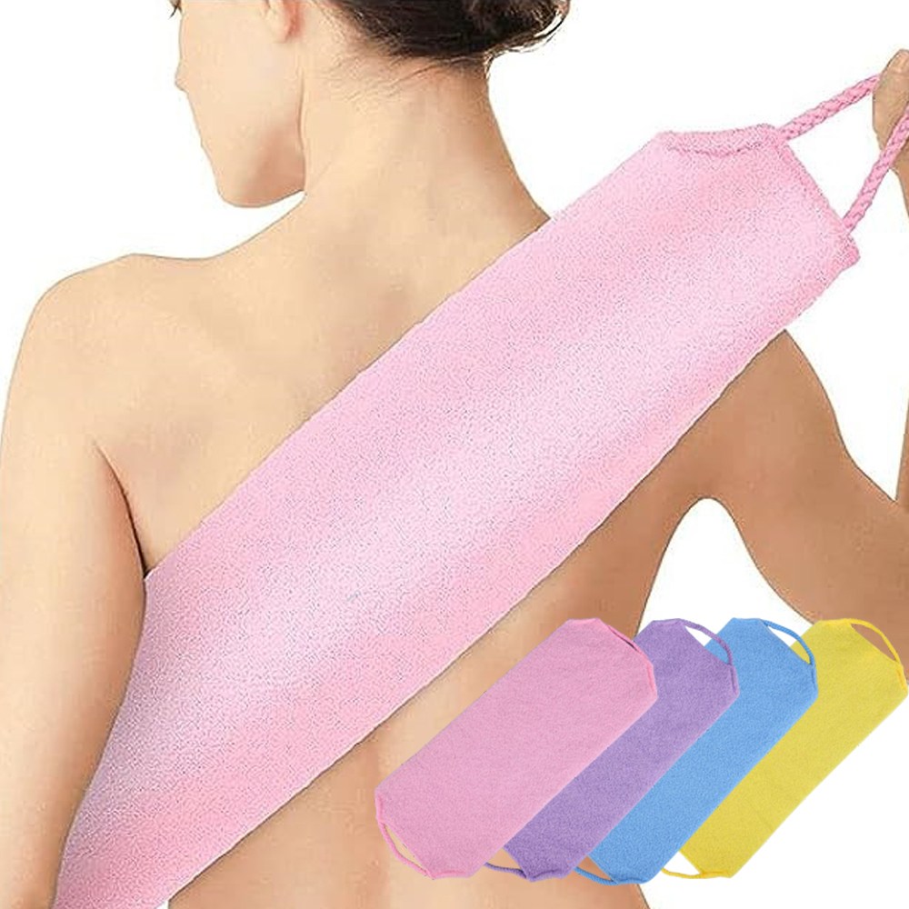 포니온 1+1 손잡이 등 때밀이타올 등밀이 긴 때타올, 1개, 블루+블루, 1개입 8,500원