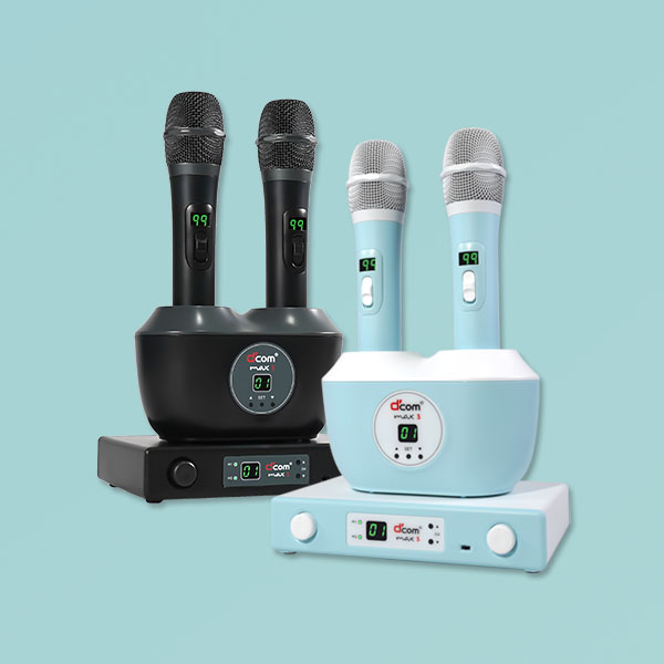 디지탈컴 무선마이크 DCOM dcom 무선마이크 max3 디컴 충전용 핸드2개 금영 태진 호환 무선마이크 285,000원