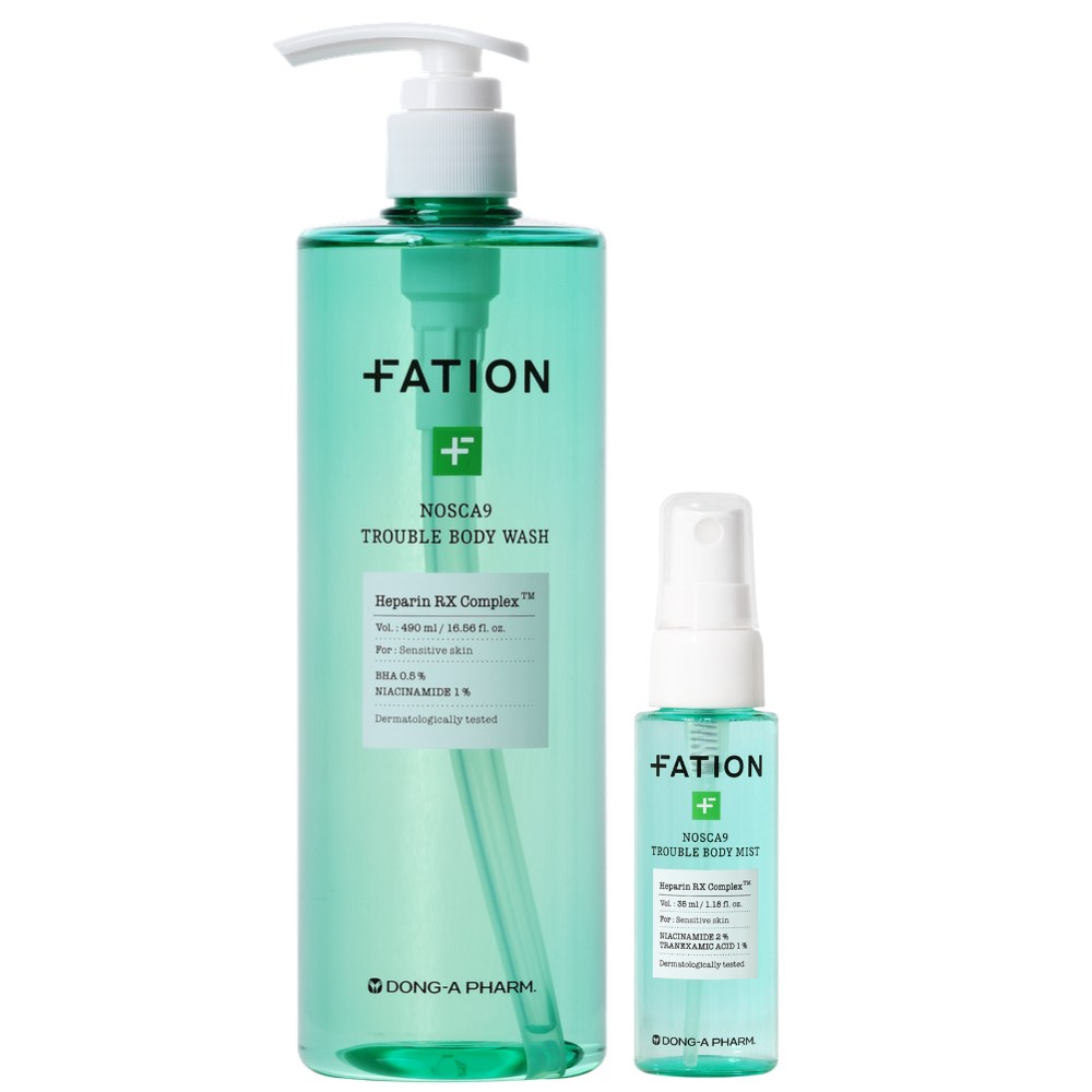 [동아제약] 파티온 노스카나인 트러블 바디 워시 490ml + 바디미스트 35ml, 1개 22,000원