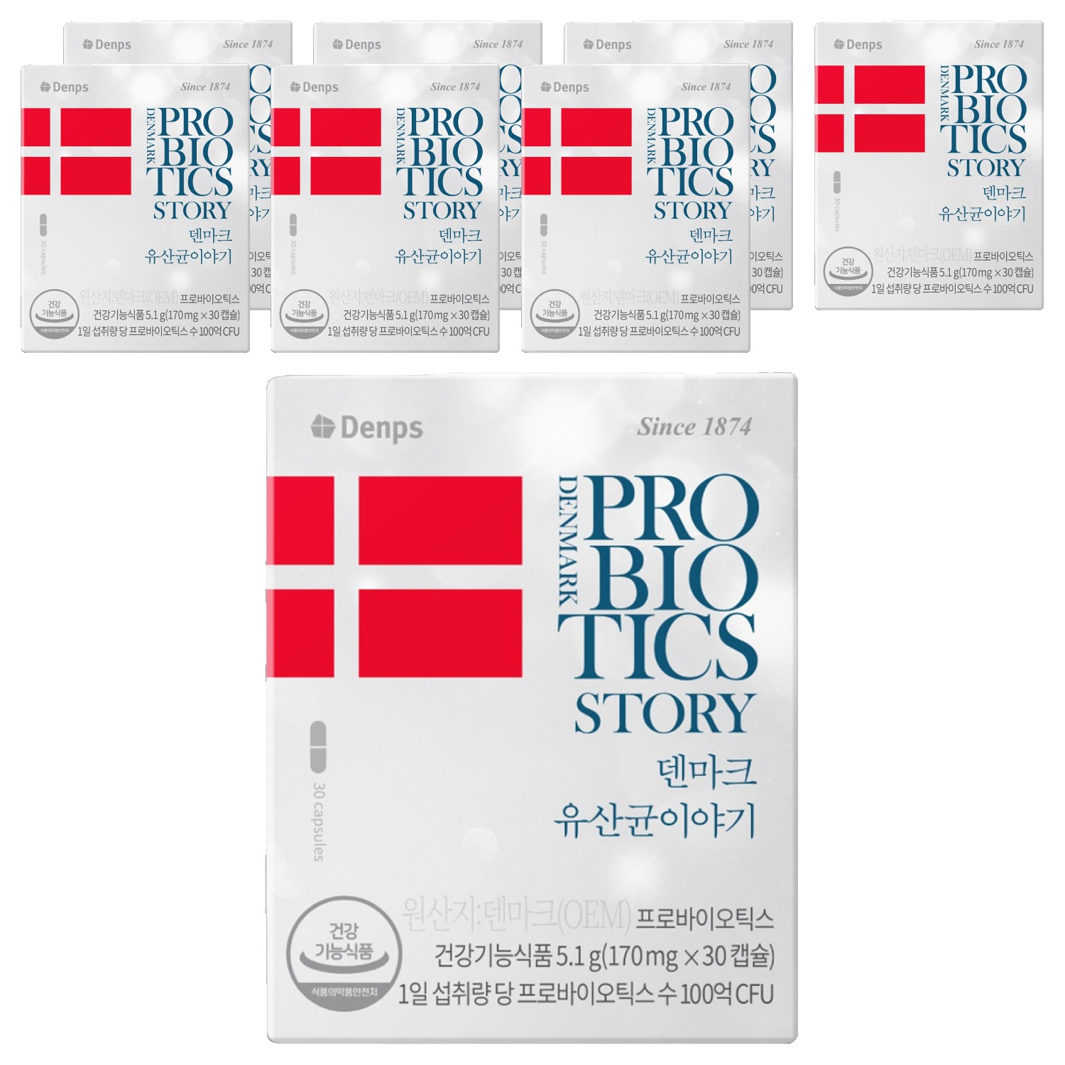 덴프스 덴마크 유산균이야기, 30정, 8개 95,850원