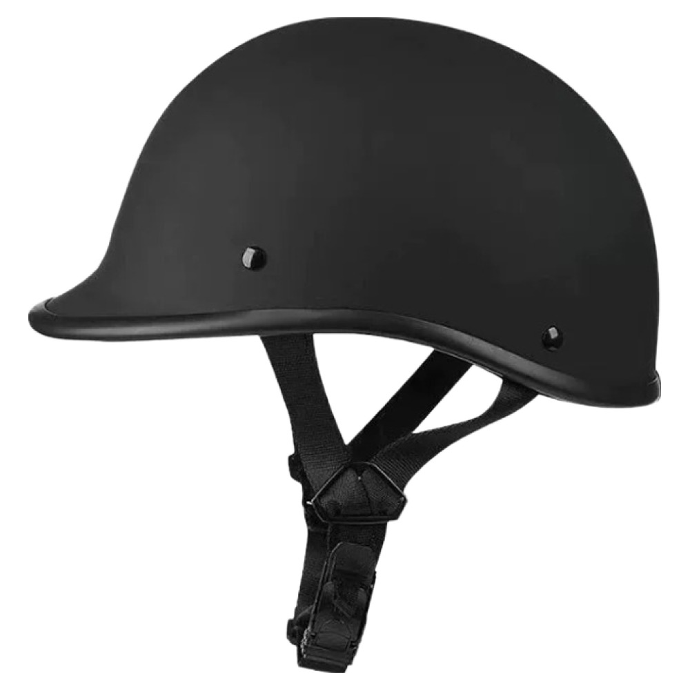 리버폭스 오토바이 승차용 빈티지 하프타입 헬멧, 블랙(무광) 35,900원