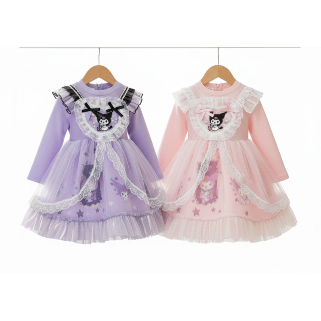 귀여운 동물 캐릭터 공주 긴팔원피스 크리스마스 파티 생일선물 드레스 (국내당일발송) 39,500원