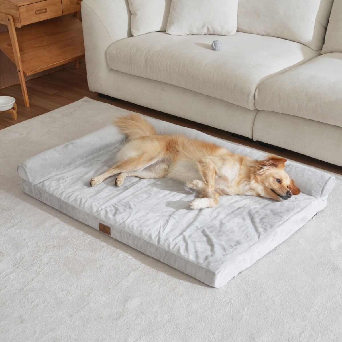 대형견 강아지 마약방석 방수 분리세탁 가능 미끄럼방지 애견 쿠션 소형견 중형견 겸용 푹신한 반려동물 펫방석, 1개, 그레이 43,890원