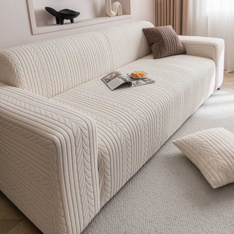 대인즈 사계절 쇼파커버 쫀쫀 2~4인용 소파패드 덮개, 1개, 아이보리 39,990원