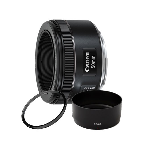 캐논 EF 50mm F1.8 STM + AI UV필터 + 전용 호환후드(ES-68) / 정품 / 새상품 / (주)빅프라자 280,000원