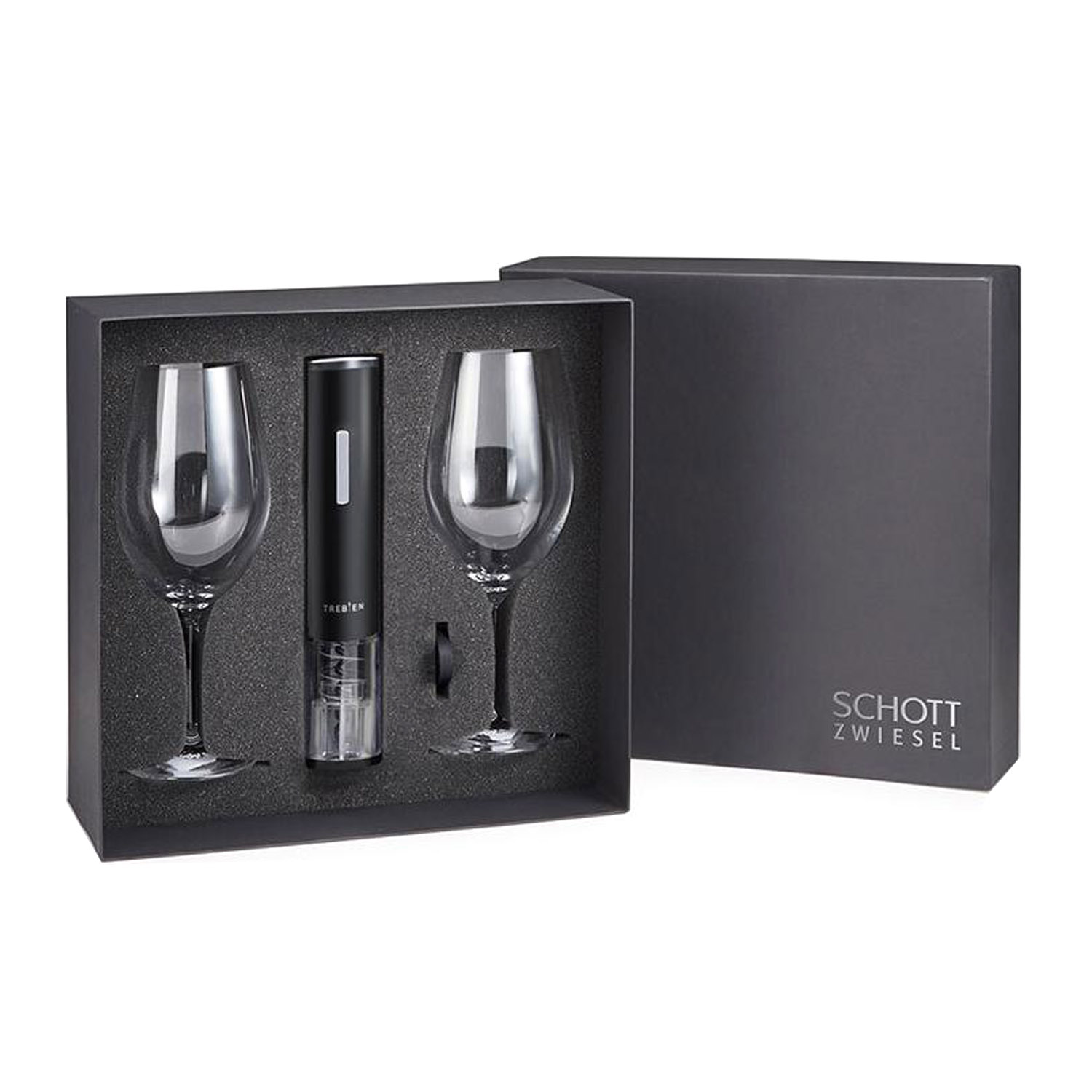 쇼트즈위젤 비냐 보르도 와인잔 2p + 트레비앙 전동 와인 오프너 DM-803 선물세트 84,750원