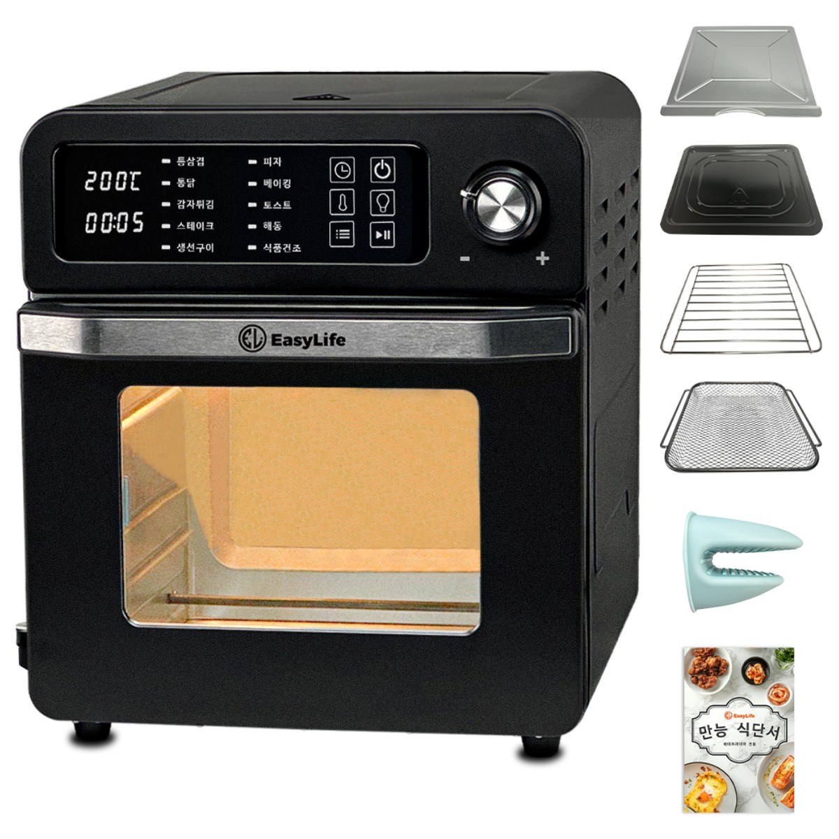 이지라이프 올스텐 에어프라이어 오븐형 대용량 에어프라이기 오븐 15L AFO-02A-SE 99,500원