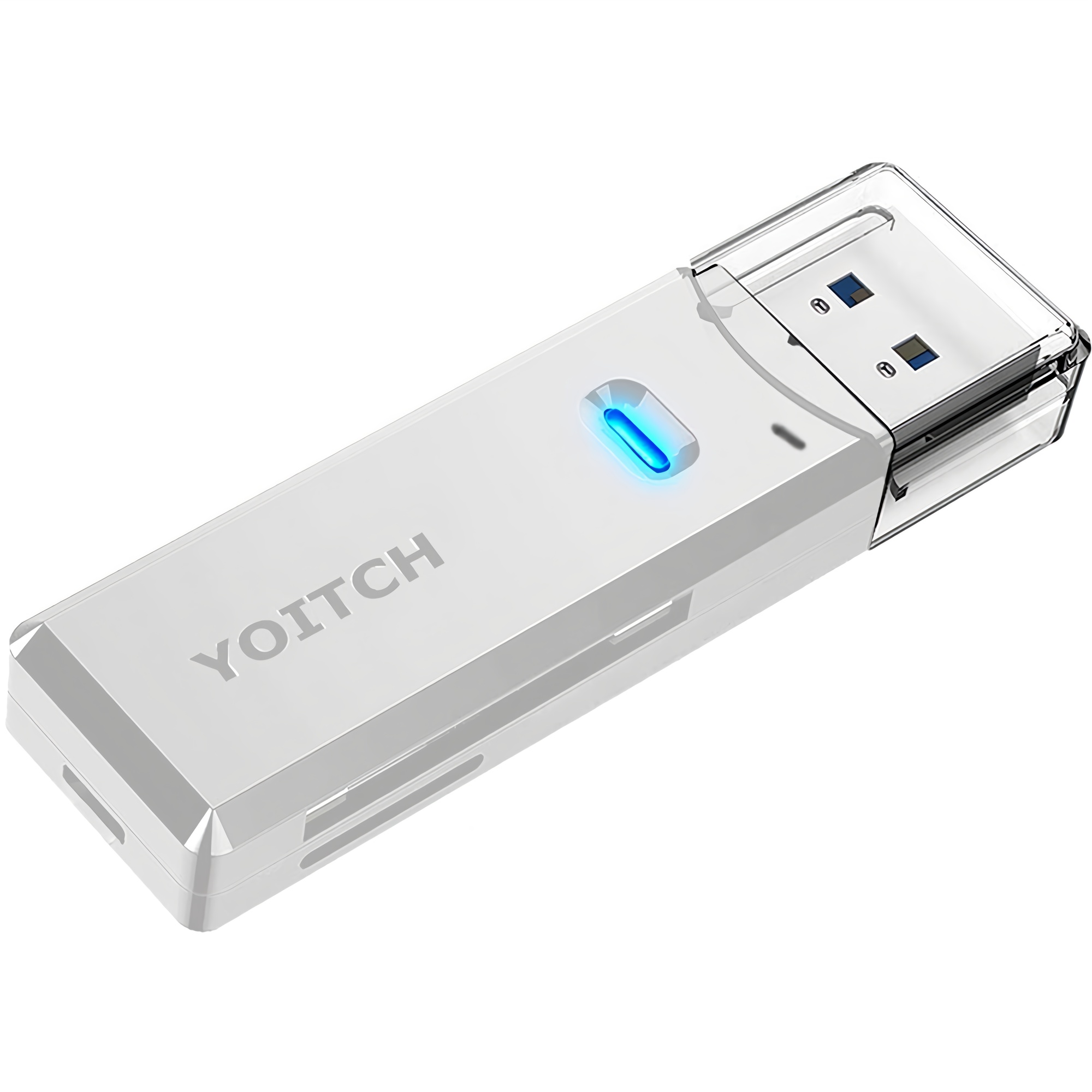 요이치 USB 3.0 SD카드 리더기, YG-CR300, 화이트, 1개 3,220원