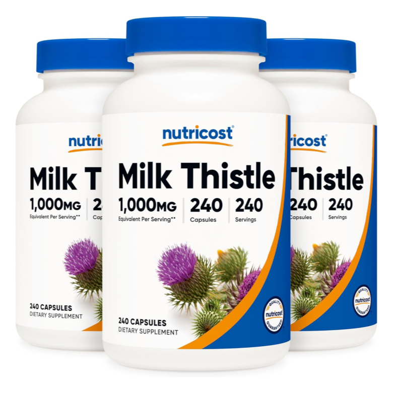 Nutricost 밀크시슬 1 000mg 캡슐 240정 원산지 미국 2+1 54,360원