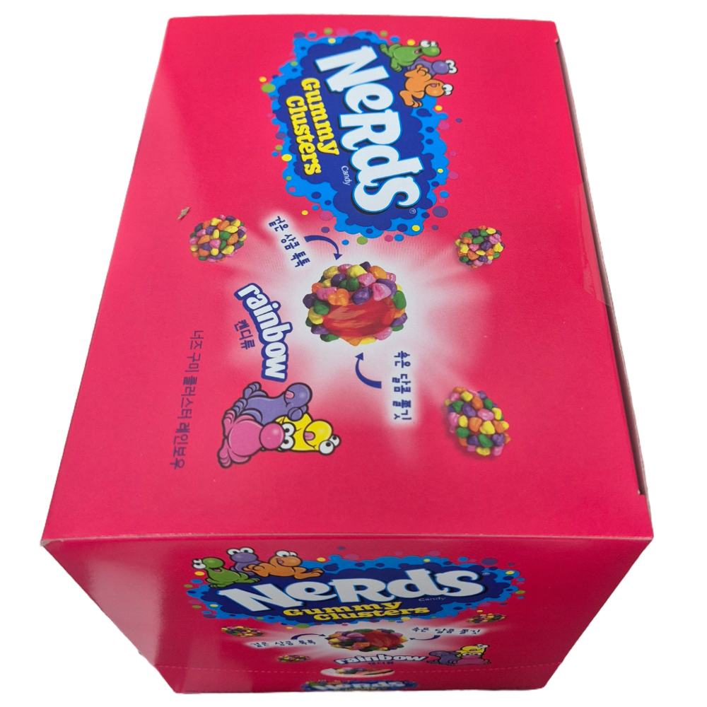 자연톡 얼먹젤리 너즈 구미 클러스트 레인보우 대용량 알록달록 편의점 젤리 사탕 단체간식, 8개, 45g 25,000원