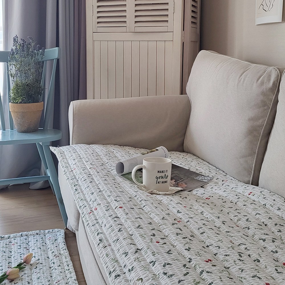 룸마이룸 파크 시어서커 여름 쇼파패드 2인 3인용 4인용 쇼파커버 22,900원