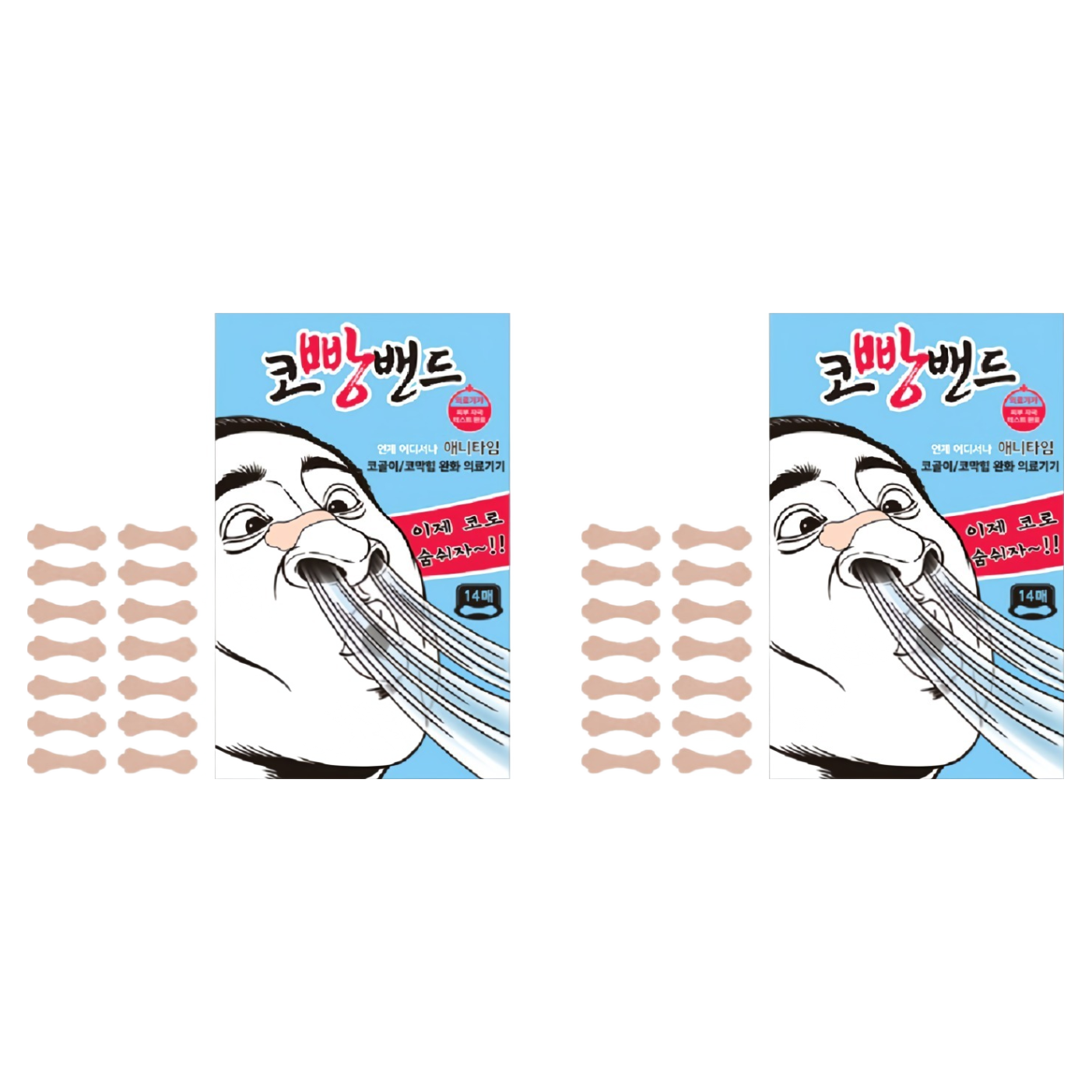 코빵밴드 애니타임 비강확장기 14p, 2개 12,980원