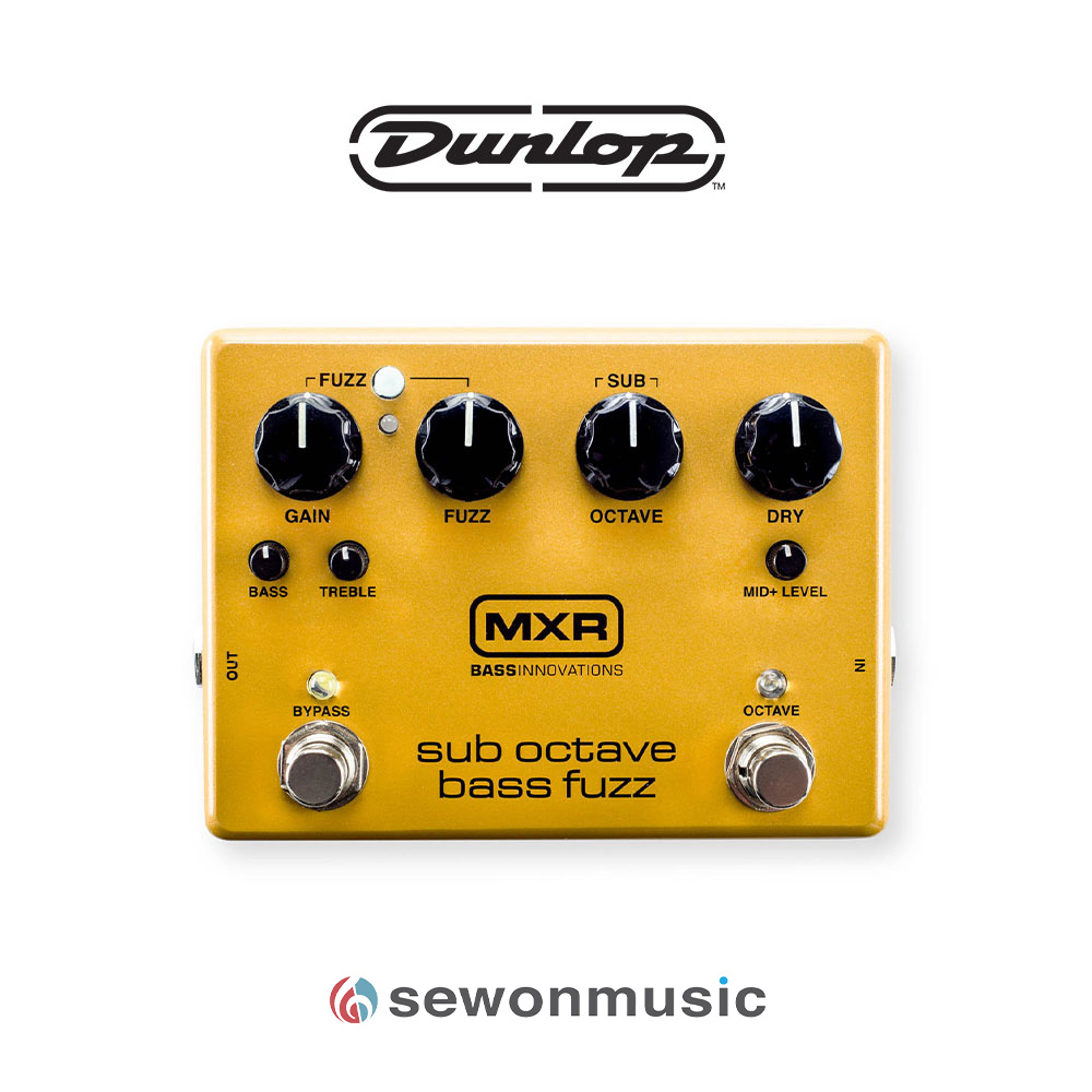 던롭 기타이펙터 MXR SUB OCTIVE BASS M287 340,000원