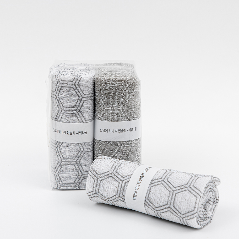 폴인홈 한달에 하나씩 먼슬리 패턴 샤워타월 2종 x 2p 세트 13,900원