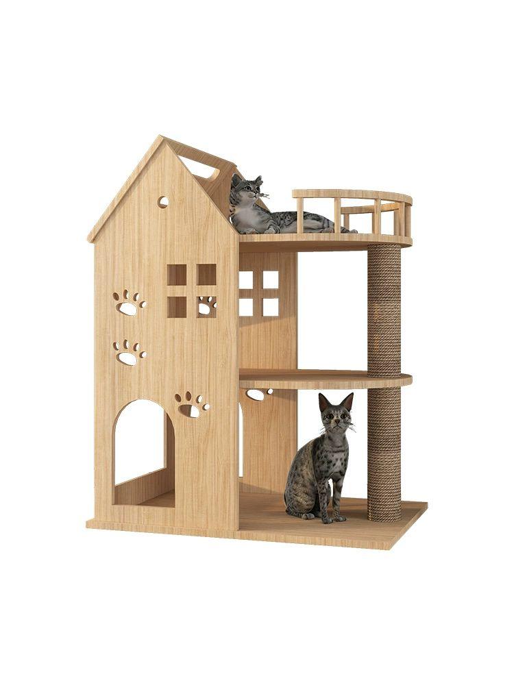 텔라파파 캣타워 미니 원목 기본형 캣폴 캣워커 고양이스크래쳐 87,500원