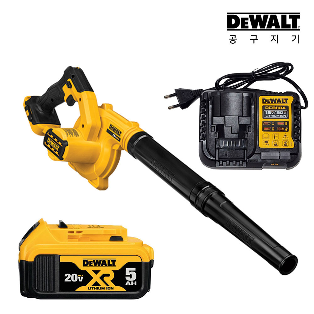 디월트 20V MAX (18V) 무선 송풍기 세차 캠핑 낙엽청소 DCE100N세트(본체+배터리+충전기) 225,000원