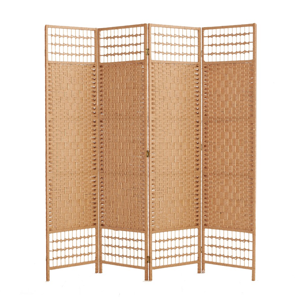 요고바라 라탄 인테리어 파티션 원목 가리개 이동식 가림막, 갈색 46,900원
