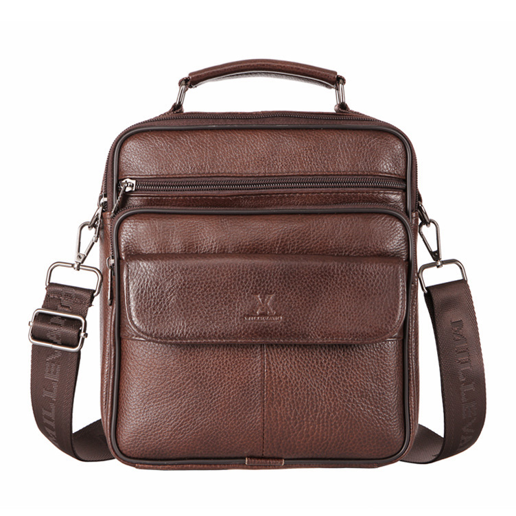 밀레바노 남성 대형 가죽가방 크로스백 MV-7102 캐주얼 데일리 숄더백 54,000원