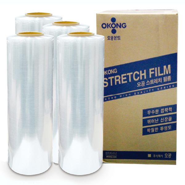 [유니스몰/정품 정규격보장] 오공 스트레치필름 공업용랩 4롤 1박스 (20mic x 500mm x 300m) 71,500원