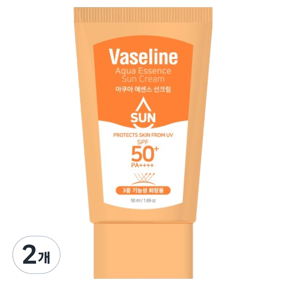 시투와이 바세린 아쿠아 에센스 선크림 SPF50+ PA++++, 2개, 50ml 12,900원