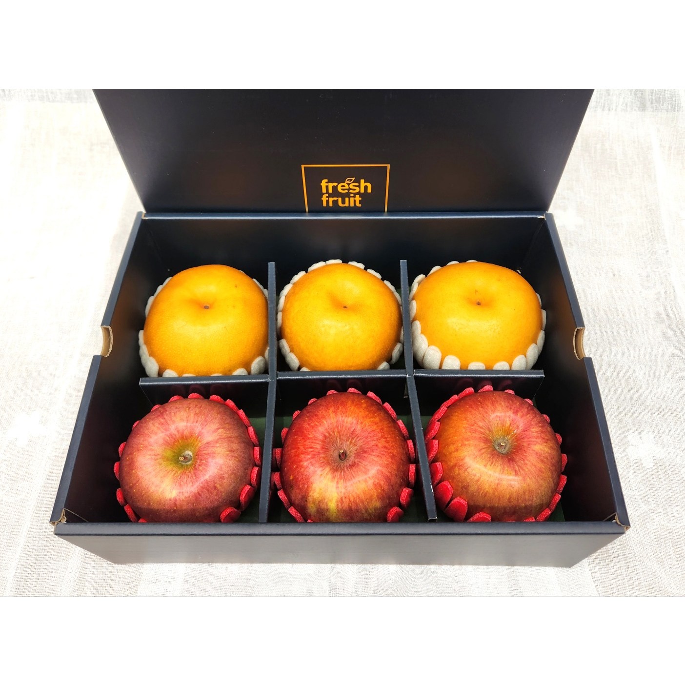 [사과/배 혼합세트] 설명절 과일선물세트 [사과6+배6] 고급상자포장  6kg 제수용 선물용 53,000원