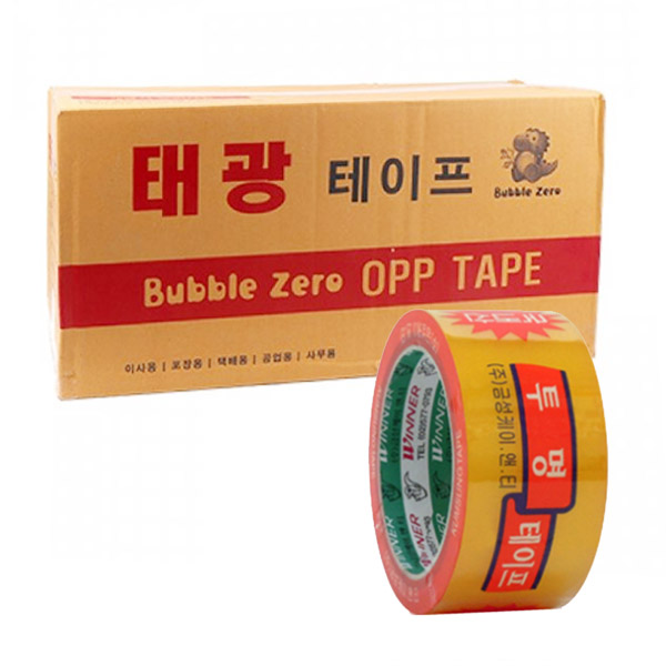 OPP 투명 박스테이프 48mm*80M (1박스 40개입), 단품, 1개 88,000원