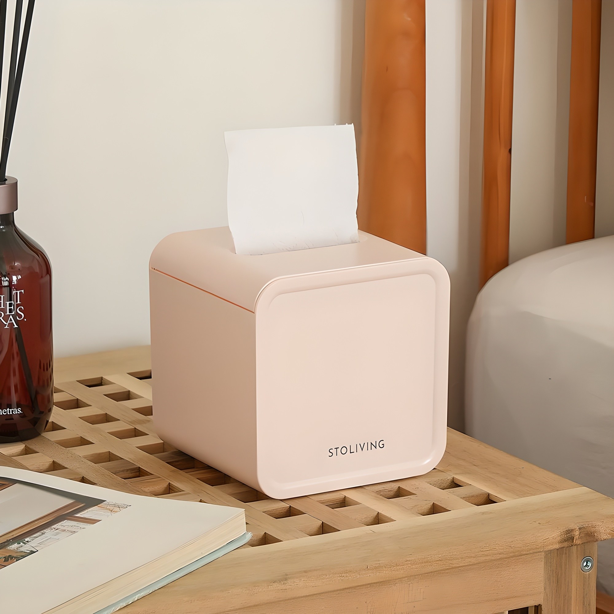 스토리빙 정사각 파스텔 휴지케이스 3,600원