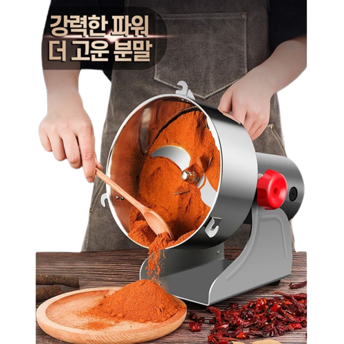 업소용 곡물분쇄기 제분기 가루 분쇄기 방앗간기계 고추가루 한약재 쌀 잡곡 분말 믹서기 한국어설명서 148,810원
