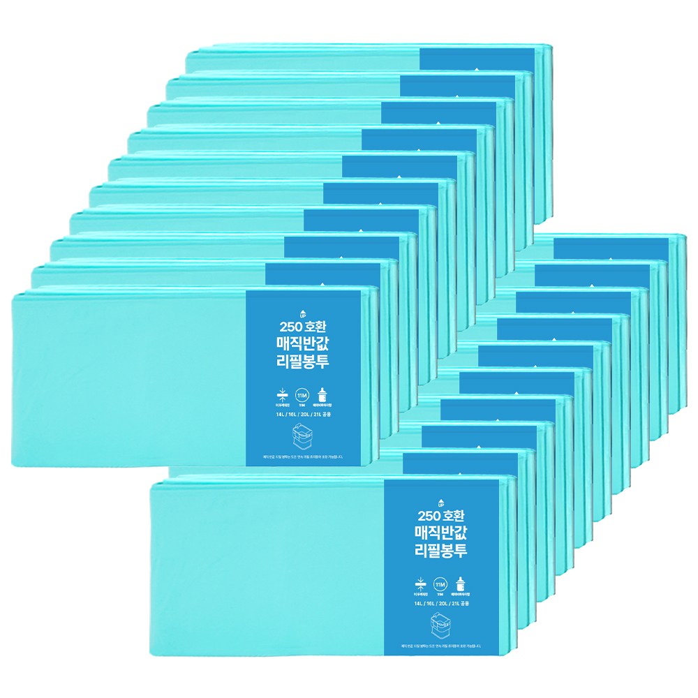 매직캔 호환 반값 리필봉투 250 베이비파우더향 25,920원