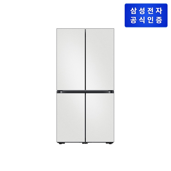 (삼성전자) 비스포크 AI 냉장고 4도어 (RM70F90R2A)(905L/코타 화이트)(배송/설치/폐가전 회수) 2,046,450원