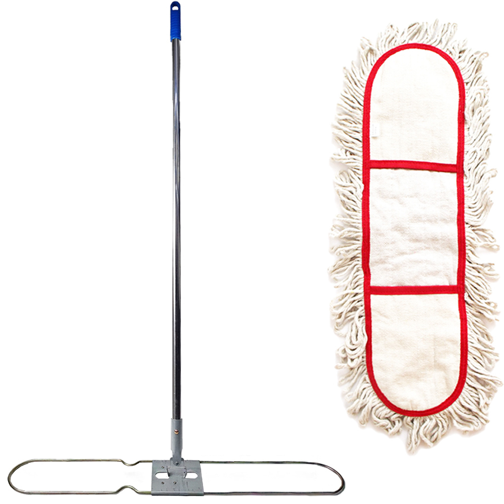 월드크린 리스킹 물걸레 백색 105cm + 판 + 스텐자루, 1세트 17,410원