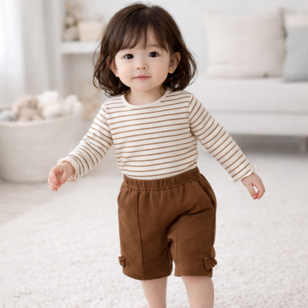 베베니즈 투리본 코튼 유아바지 12,800원