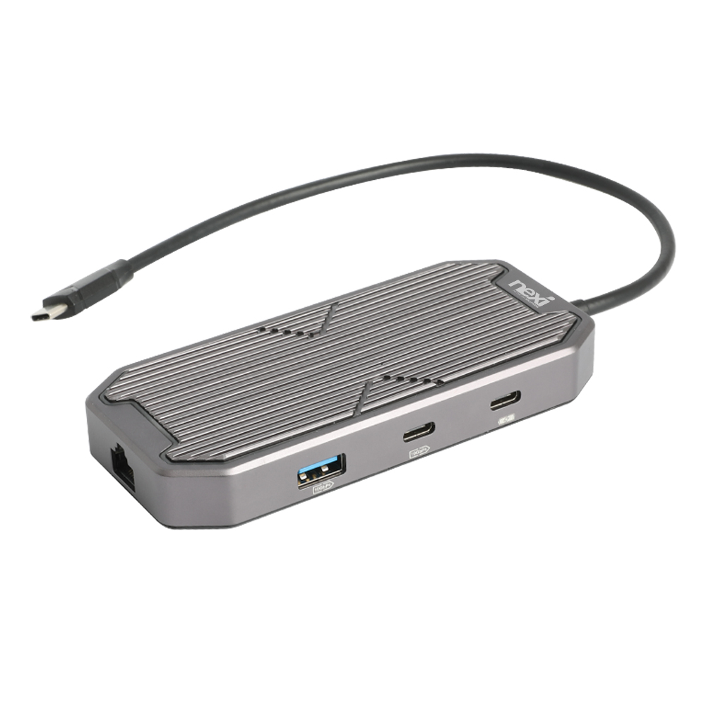 넥시 멀티스테이션 USB허브 C타입 7포트 USB3.1 NX-U31M7-RGB, 다크그레이, 1개 48,400원