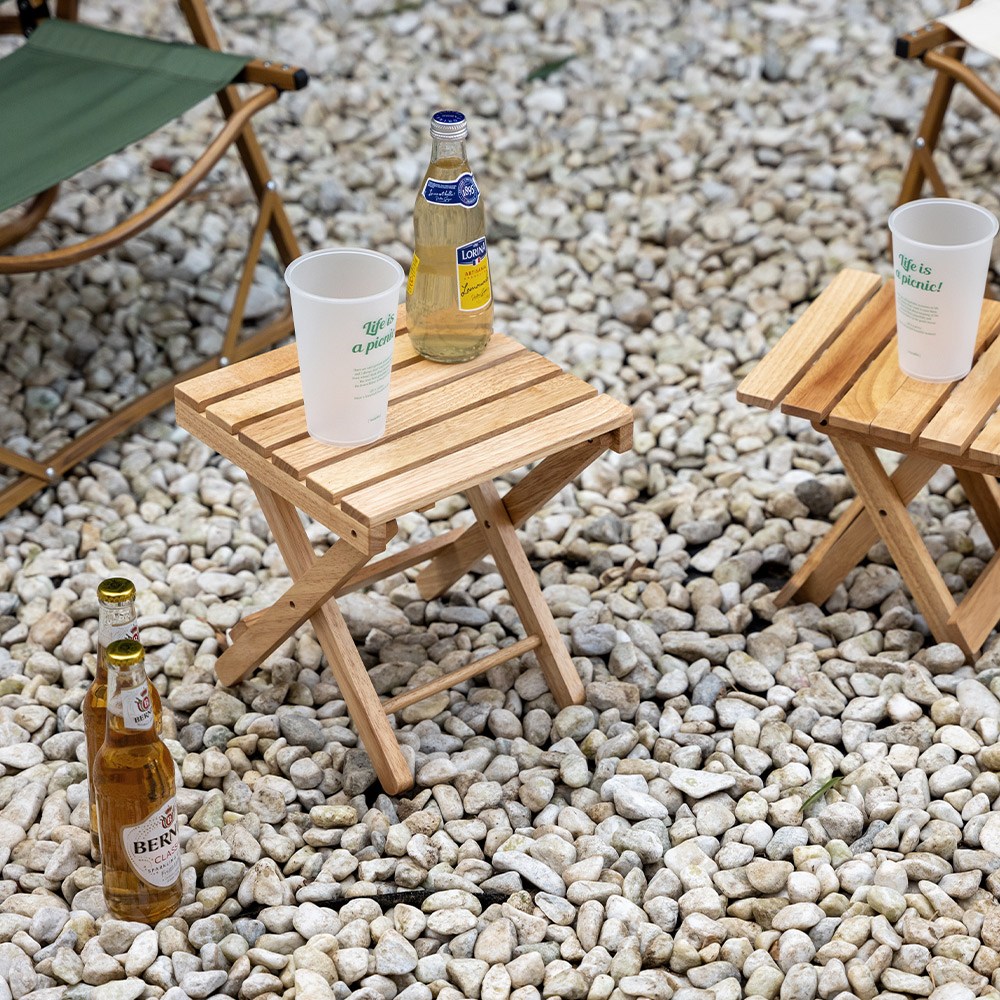 리빙숲 원목 접이식 미니 선반의자 중 10,620원