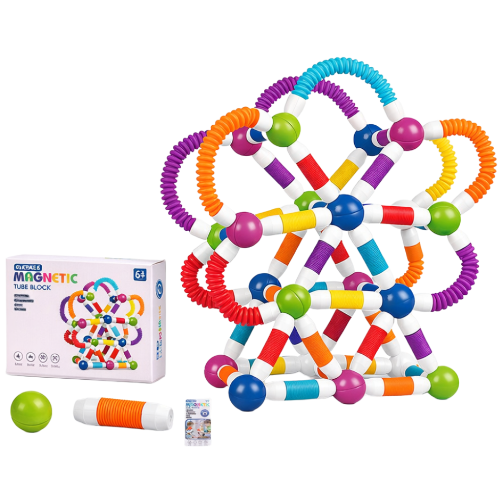 코코유 다양하게 변형되는 신축 자석 막대 블록 장난감 두뇌 발달 자석 조립 놀이 자석 블록 어린이 선물 JBB-806, 1개, 66p 41,800원