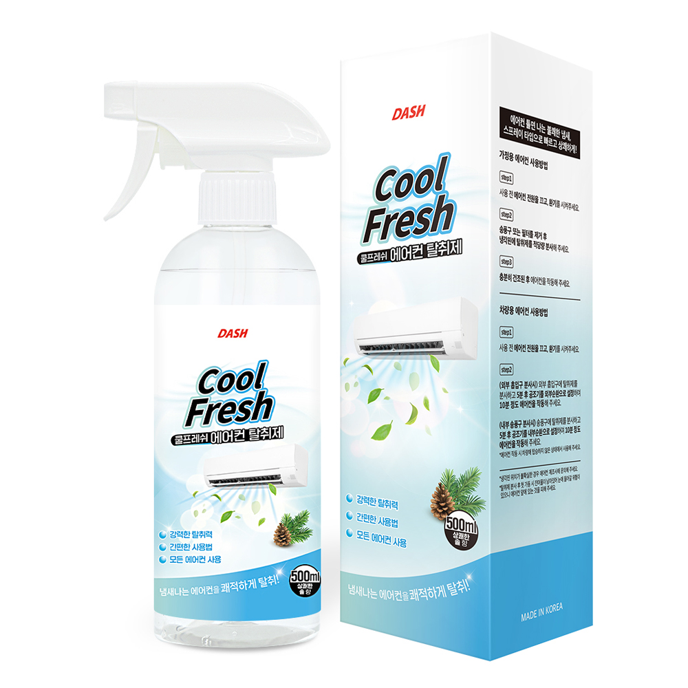 DASH 쿨프레쉬 에어컨 탈취제, 500ml, 1개 9,200원