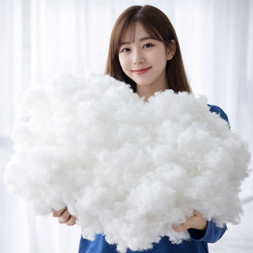 휴가드 스퀴시/쿠션/방석/베개 다용도 DIY 구름솜 충전재 1kg, 1개, 화이트 8,900원