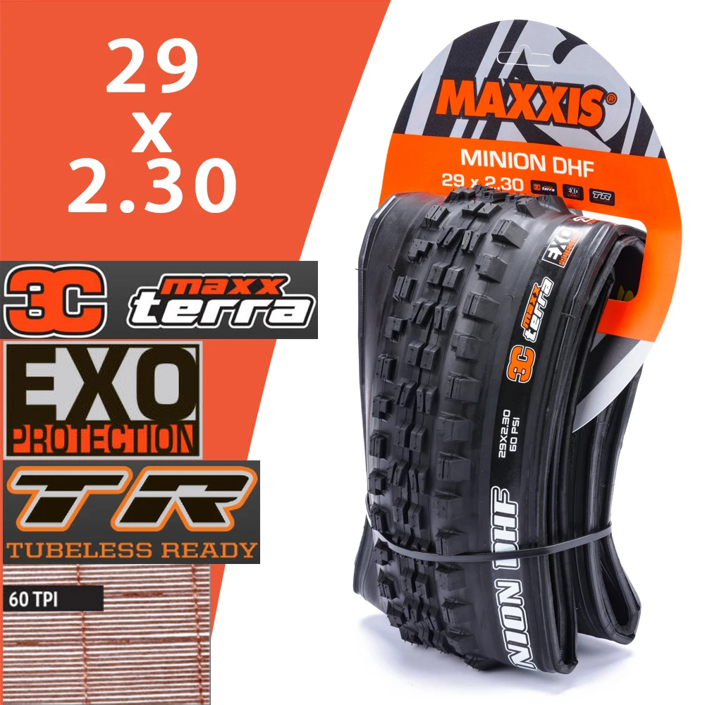 MAXXIS MINION DHF (M301RU) MTB 자전거 타이어 26 27.5 29 튜브리스 산악 DOWNHILL DD 2.3 2.8 75,900원